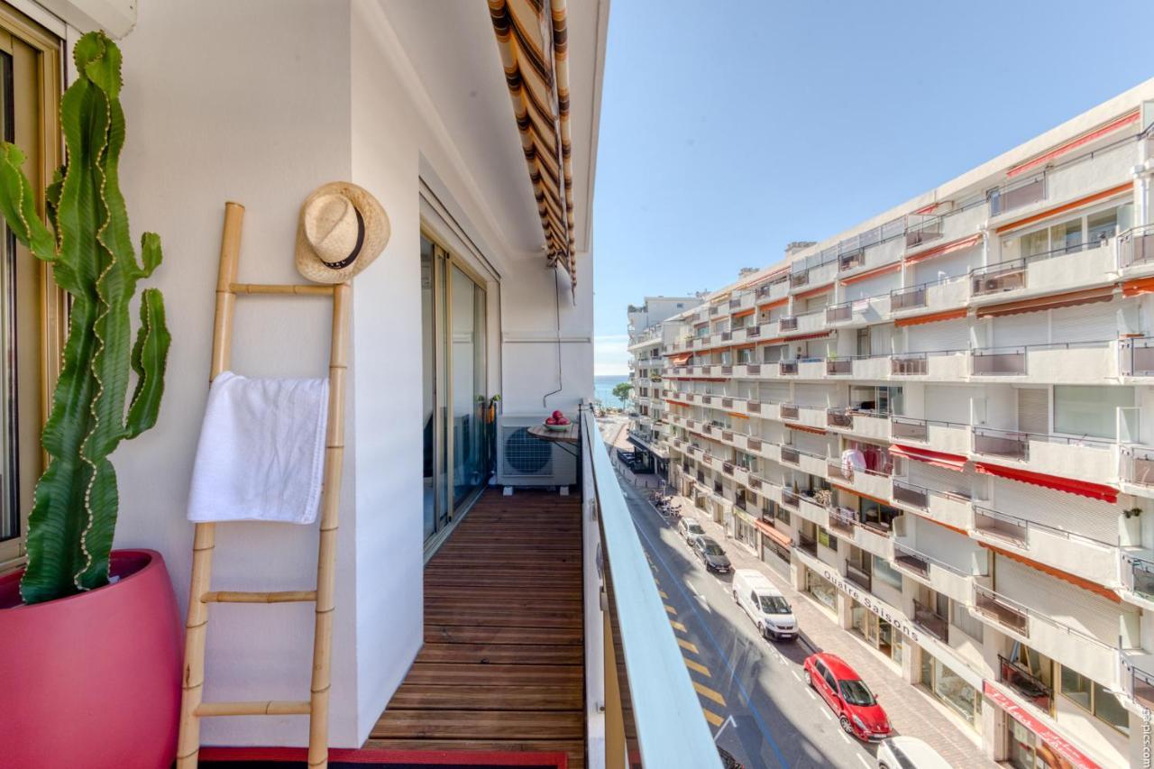 קאן Luxury Maubourg - Vue Mer - Croisette 50M Plage - Clim - Terrasse מראה חיצוני תמונה