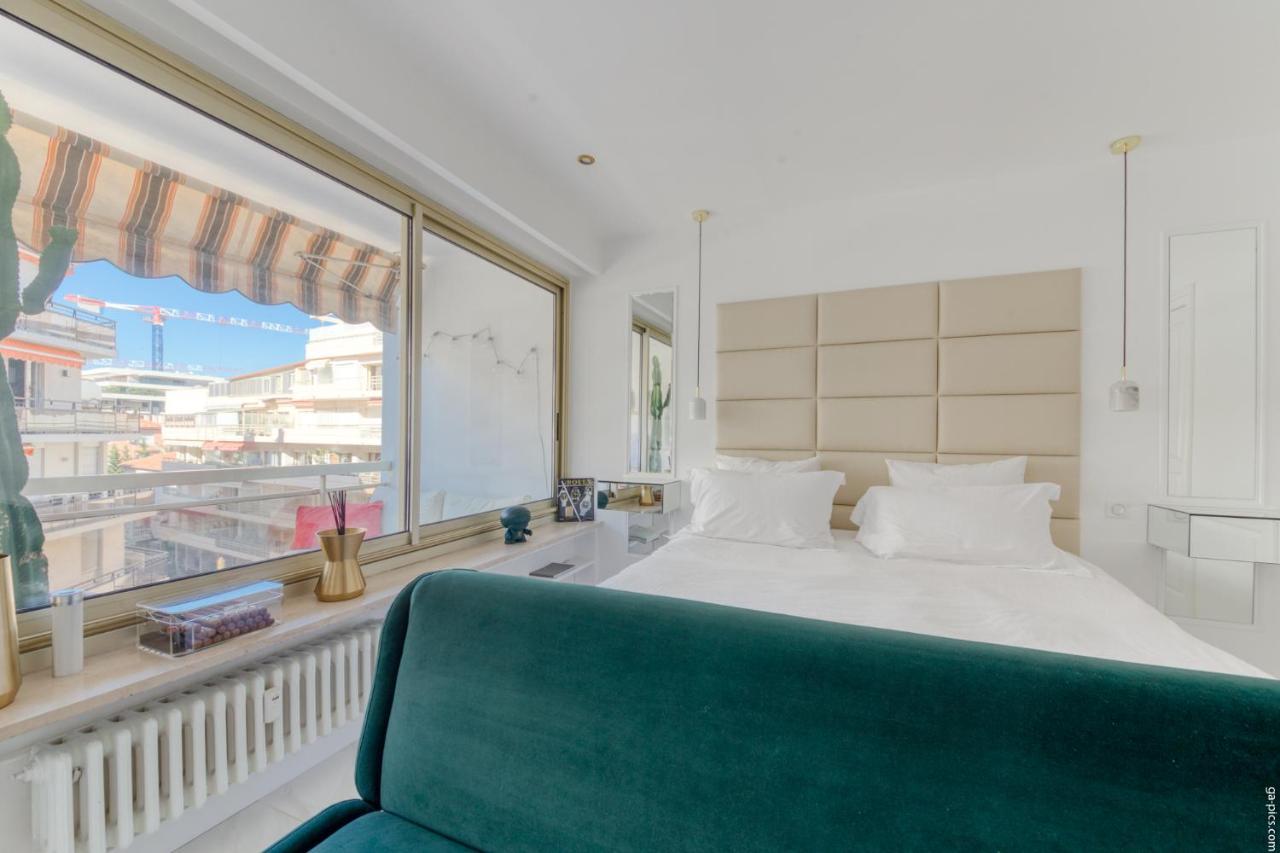 קאן Luxury Maubourg - Vue Mer - Croisette 50M Plage - Clim - Terrasse מראה חיצוני תמונה