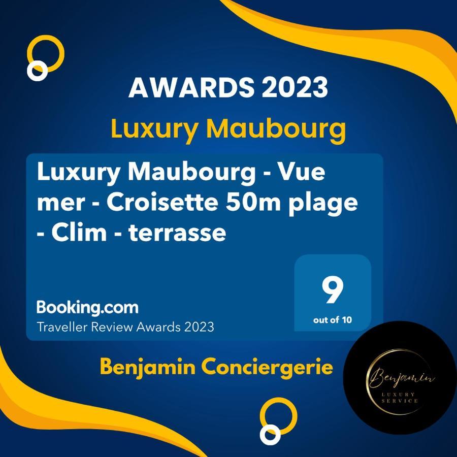 קאן Luxury Maubourg - Vue Mer - Croisette 50M Plage - Clim - Terrasse מראה חיצוני תמונה